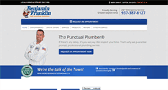 Desktop Screenshot of benfranklinplumbingdayton.com